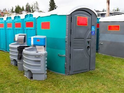 Professional construction toilets porta rental services in San Diego